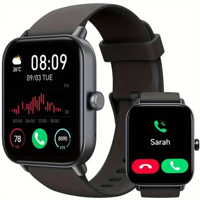 Unisex Smart Watch Answer & Call with Alexa Built-in iPhone Android Compatible