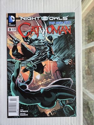 Catwoman #9 Newsstand 1:50 Rare 995 Copies 1st App Talon Guillem March DC 2012