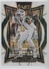 2024 Panini Select Concourse White Shock Prizm 147/199 Ahmad Sauce Gardner #93