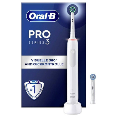 Oral-B Pro 3 3000 Cross Action elektrische Zahnbürste Bürste Reinigung Akku