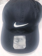 NWT Nike Dri-Fit Featherlight Running Hat Cap Black Adjustable Youth 739376-010