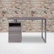 Desk computer / gaming Flash Furniture Harwood Lt Ash Computer Desk, 2 Drawers