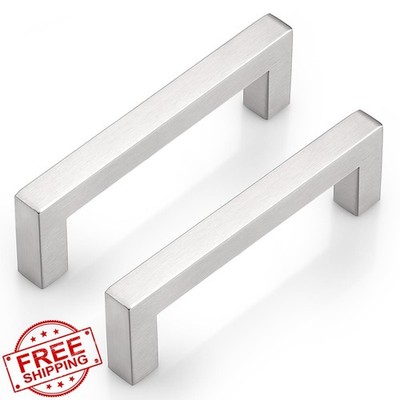 Probrico Cabinet Pulls 4'' Brushed Nickel 50 Pack