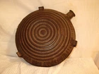 Civil War Era Model 1863-64 Bullseye Canteen 8 Ring, Very Faint Production Marks