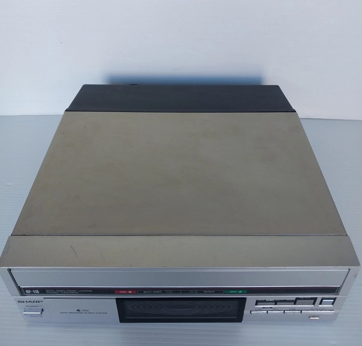 Vintage Sharp Automatic Turntable Front Loading RP-116 *Read