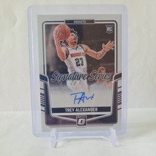 2024-25 Panini Donruss Optic - Signature Series Trey Alexander #SS-ALX (AU, RC)