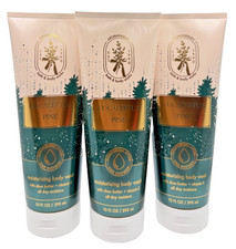 Bath  Body Works Lot 3 Tubes Aromatherapy Eucalyptus Pine Moisturizing Wash 10