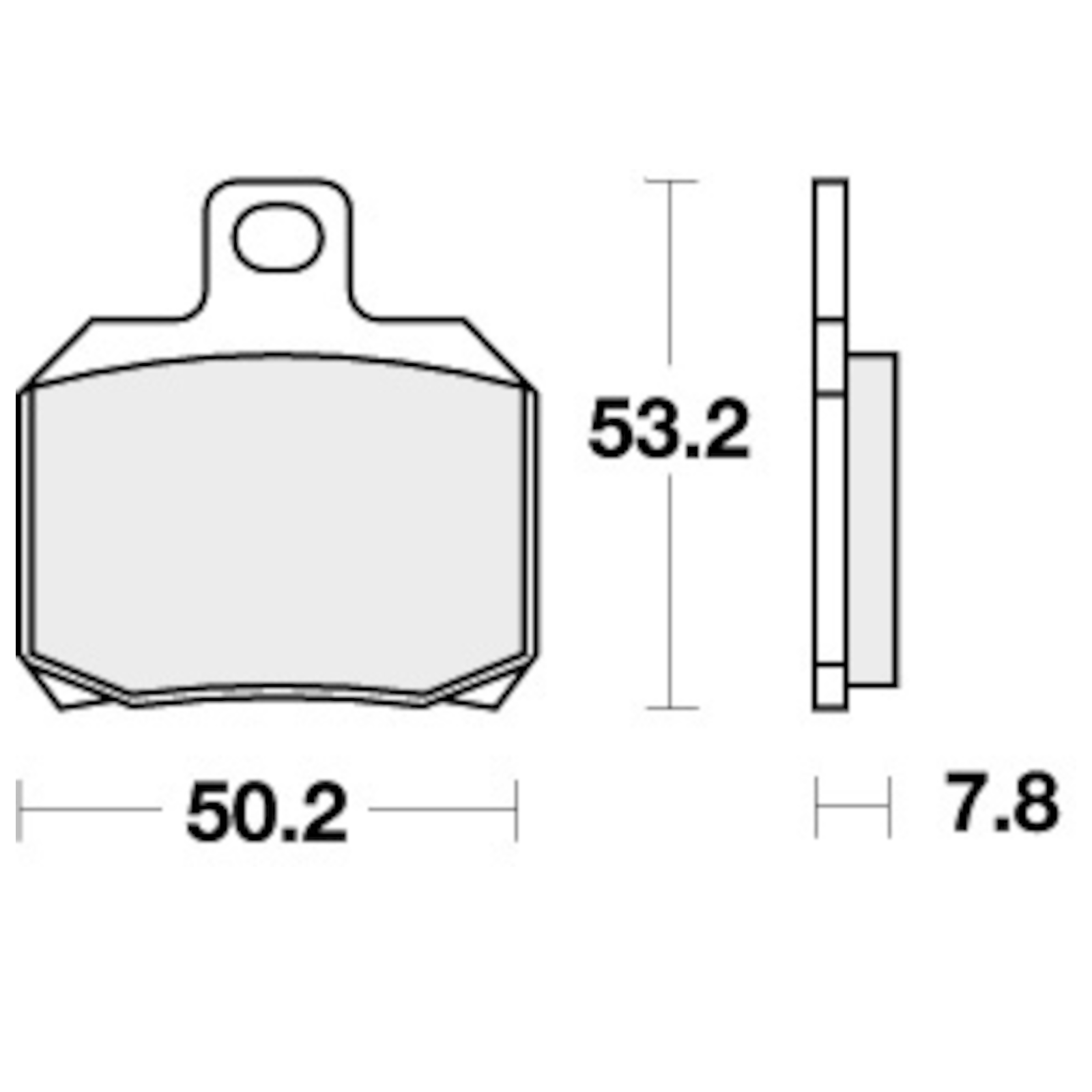 Brake Pads for APRILIA RSV 1000 MILLE 1998-2003 Rear Racing Carbon Tech SBS