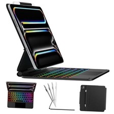 Keyboard Case for iPad Pro 11-inch iPad Pro 11 Inch M5 2025 / M4 2024 Black