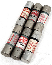 Lot of 6 - BBS-3 Bussmann 3 Amp Fuse - Next Day Option