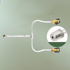 Extension Rod Spray Bar with Double Nozzle and Secure Sealed Connection System