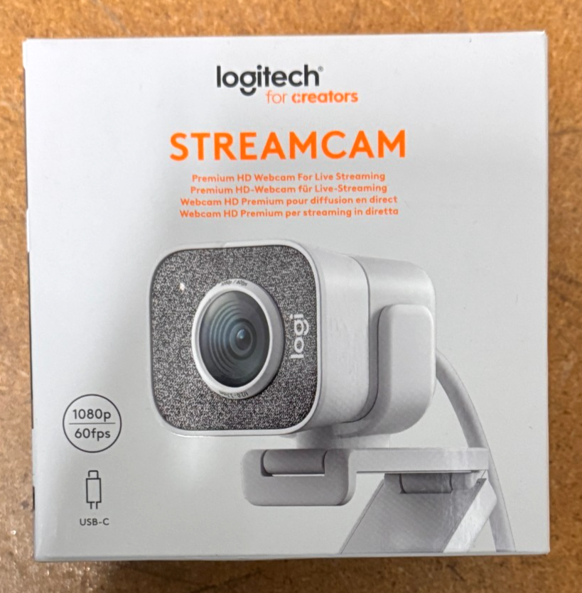 Streamcam Webcam Logitech Para Streaming Logitech StreamCam Full