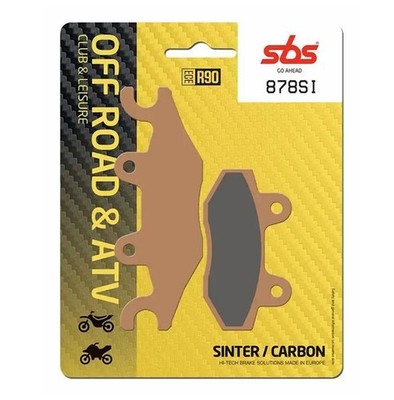 SBS 878SI Front Sintered Evo Brake Pads For Cectek EFI King Cobra 500 2009-2013