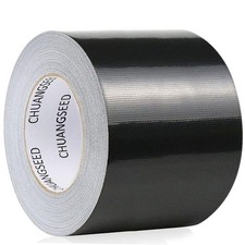 Black Duct Tape 3 inches x 55 Yards 164 ft , Strong, Flexible, No Residue