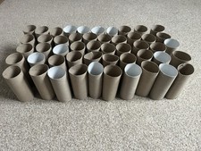 50 EMPTY TOILET ROLL TUBES SCHOOL, ATS AND CRAFT, GARDENING, SEEDS PLANTING ETC