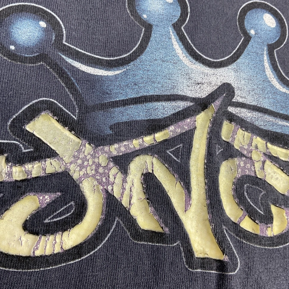 复古 JNCO T 恤 Ying Yang Double Dragons Skater 90 年代 T 恤青少年尺寸 M 美国 — 第 3/4 张图片