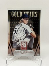 2015 Randy Johnson Panini Elite Baseball Gold Stars Insert Insert #18 Mariners