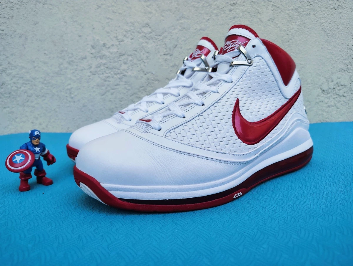 Nike Air Max LeBron 7 NFW White Varsity Red for Sale  display picture 1