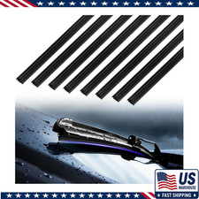 8pcs 26 Car Wiper Blade Inserts Refill Adjustable Boneless Rubber Windshield 8pcs 26 Car Wiper Blade Inserts Refill Adjustable Boneless Rubber Windshield