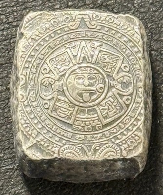 2025 1 Oz .999 Fine Silver Wild Pig Pours Aztec Thick Chunky Hand