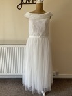 Beautiful Tea Length Wedding Dress