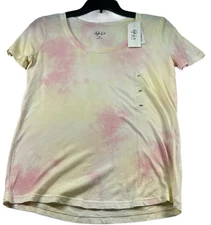 Style and Co Shirt Womens size Petite Petite PP Pink Tie Dye  Cotton New