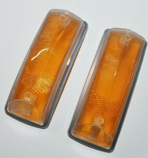 Turn Signal Lens Pair Left And Right Amber Volkswagen T2 Bus 1968-1973