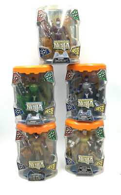 Sunco Ninja Actionfigur Set Konvolut Vintage. 5 x Full Series Sealed #[JU]