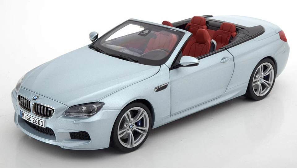 BMW M6 F12 CONVERTIBLE SILVERSTONE II 2012 PLATA PARAGON 80432253656 1/18 - Imagen 2 de 4