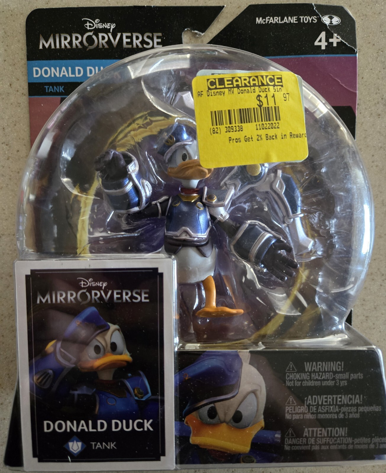 Disney Mirror Verse Donald Duck Action Figure by McFarlane Toys 2021  