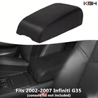Fits 2002-2007 Infiniti G35 Console Lid Armrest Leather Replacement Cover Black