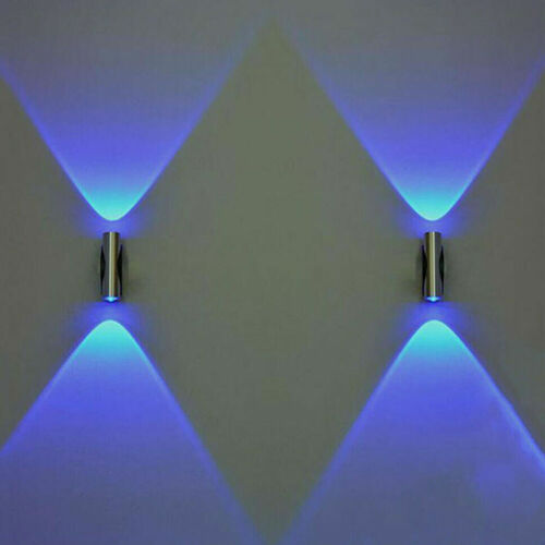 Double-headed LED Wall Lamp Sconce Bar Porch Ceiling Blue Wall Home Light #SH - Picture 2 of 10