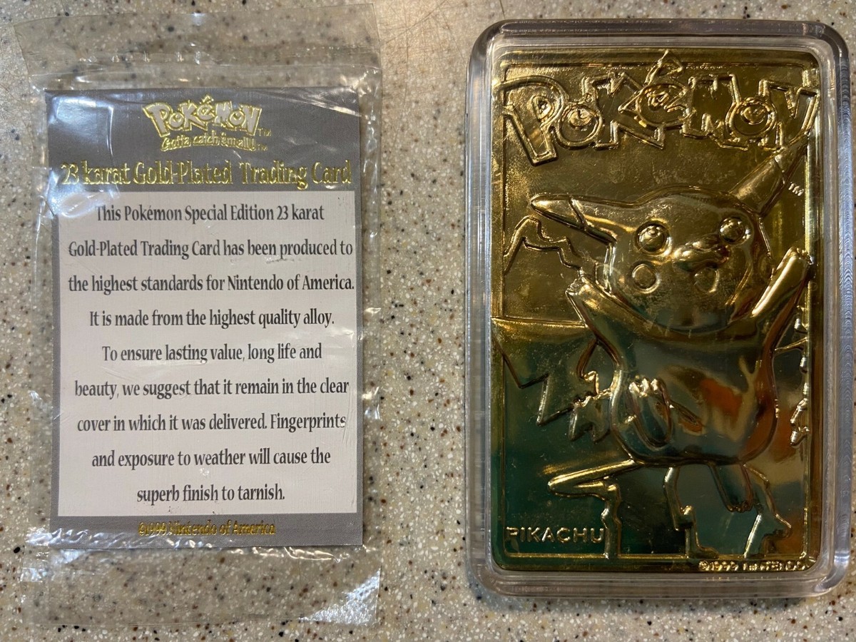 gold pikachu pokemon card value Shop 2021 PM CELEBRATIONS PIKACHU GOLD 25th ANNIVERSARY-AGS NM-MT 8.5 –  TCGHOBBY main image 1