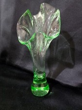 Beautiful Art Glass Vase With Small Bubbles 7 1/4" x 3 1/8"