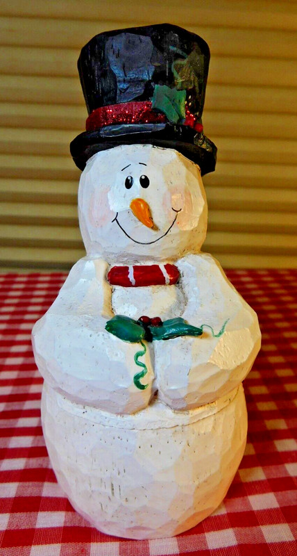 Eddie Walker Snowman Trinket Box “Surprise for you Pals” Midwest Canon Falls