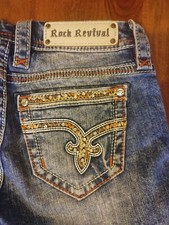 Ladies Rock Revival Shorts Size 27x11