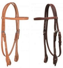 Western Saddle Horse Browband Headstall Bridle w/ Quick Change bit ends Lt or Dk
