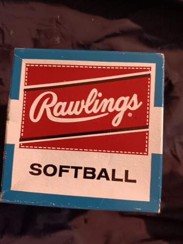 VINTAGE RAWLINGS OFFICIAL 12" SOFTBALL BALL MC120 1 SEALED BOX - Picture 4 of 5