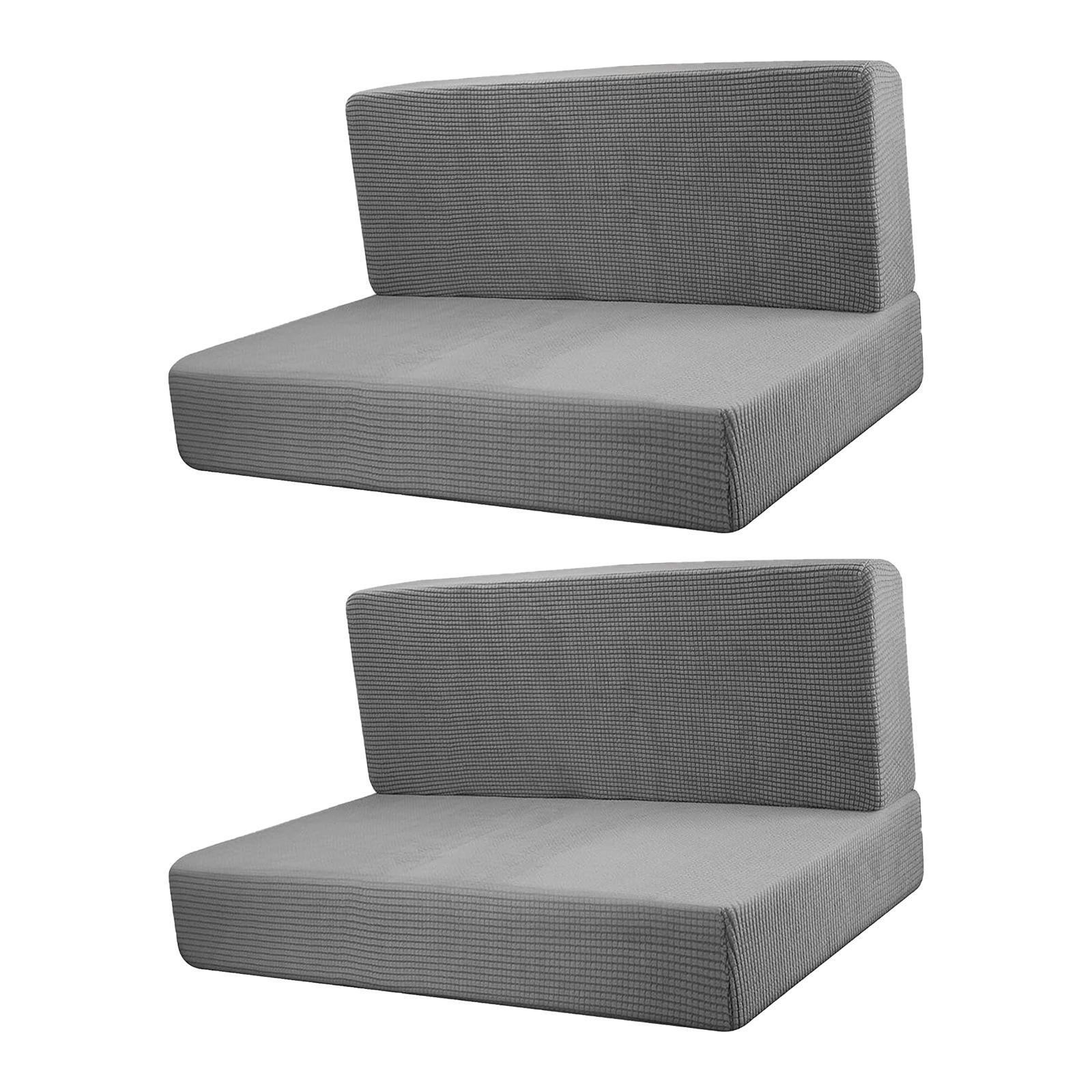 4Pcs Camper Cushion Covers Backrest Covers Elastic Comfort RV Seat