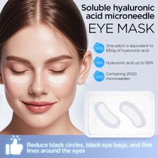 1-20 Pairs Micro-needle Eye Patch Hyaluronic Acid Anti-wrinkle Remove Fine Lines