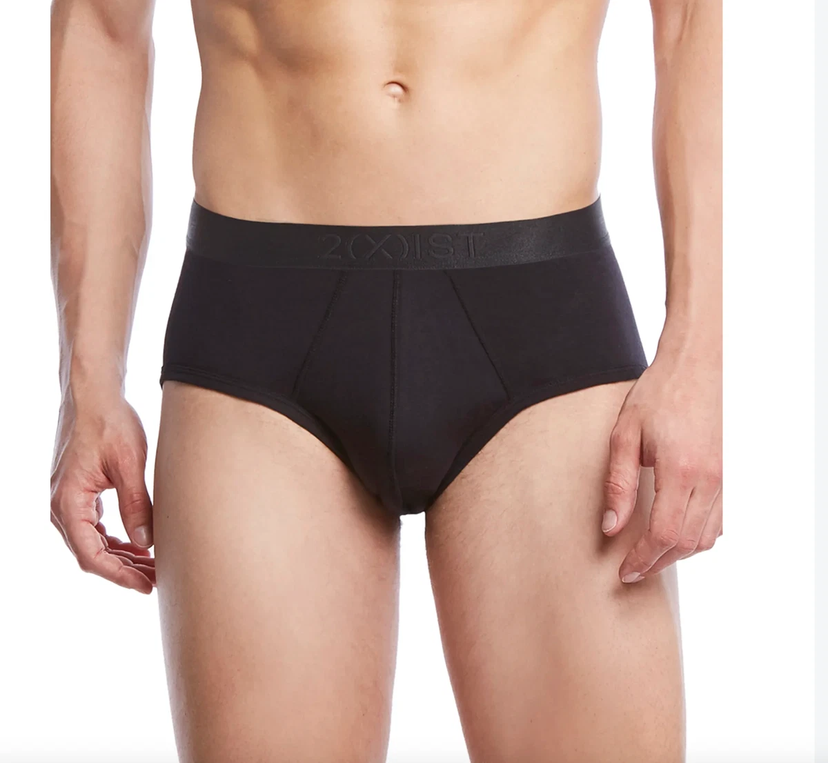 New 2(x)ist Mens Blk PIma Cotton Pouch Brief Underwear sz L 2xist #529 NIP  NWT | eBay