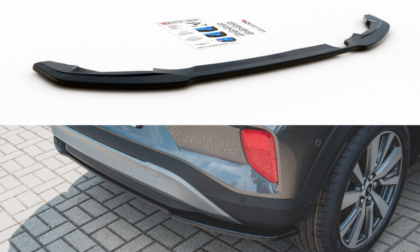 CUP Diffusor Ansatz Schwarz FüR Ford Puma Heckansatz HeckschüRze Splitter ABS-image