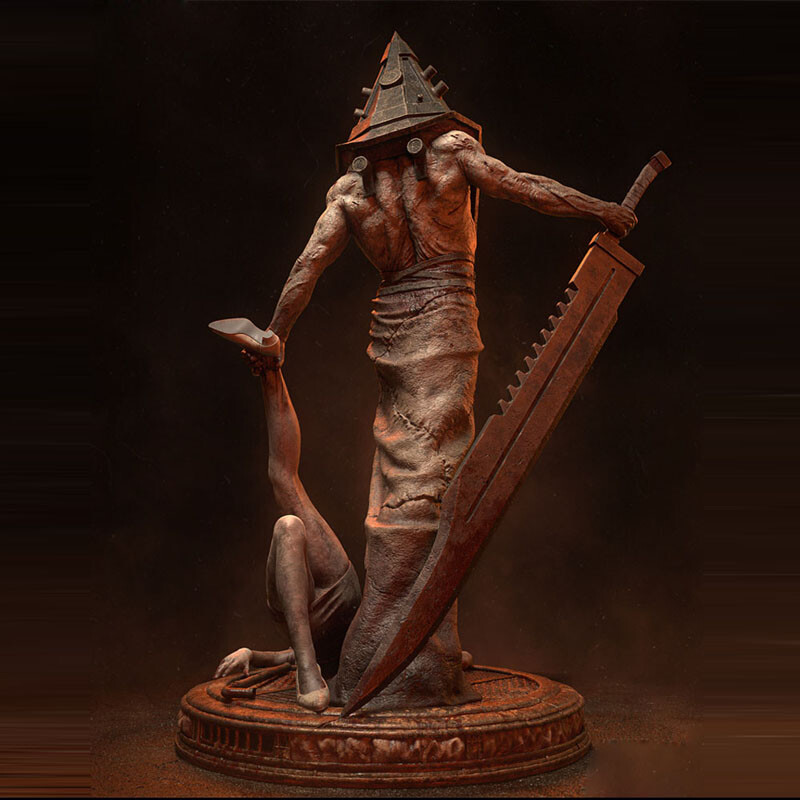 1/4 51cm Pyramid Head 3D print figure Model Kit Unpainted