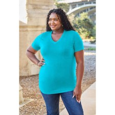 Basic Bae Full Size V-Neck Short Sleeve T-Shirt