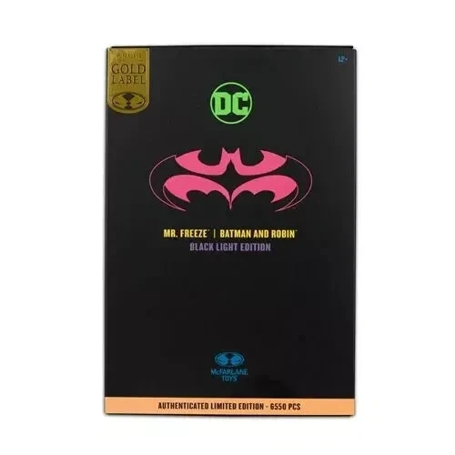 McFarlane Toys Batman & Robin Mr. Etiqueta Freeze Black Light Gold EE ¡Excl/6550! Foto 4 de 4