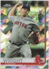 2019 Topps Chrome Sapphire Edition STEVEN WRIGHT Base Set Card #518