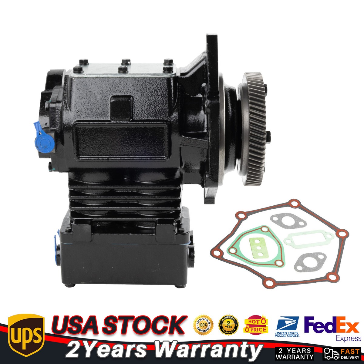 R23522123 23522122 Air Compressor Fits Detroit Diesel Series 60