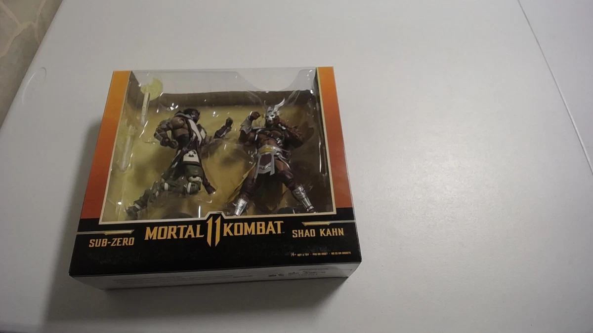 Sub-Zero vs. Shao Kahn (Mortal Kombat) 2-Pack 7 Figures