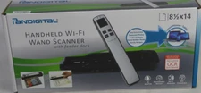 Pandigital Handheld Wi-Fi Wand Scanner S8X1103 w/ Feeder Dock Leopard