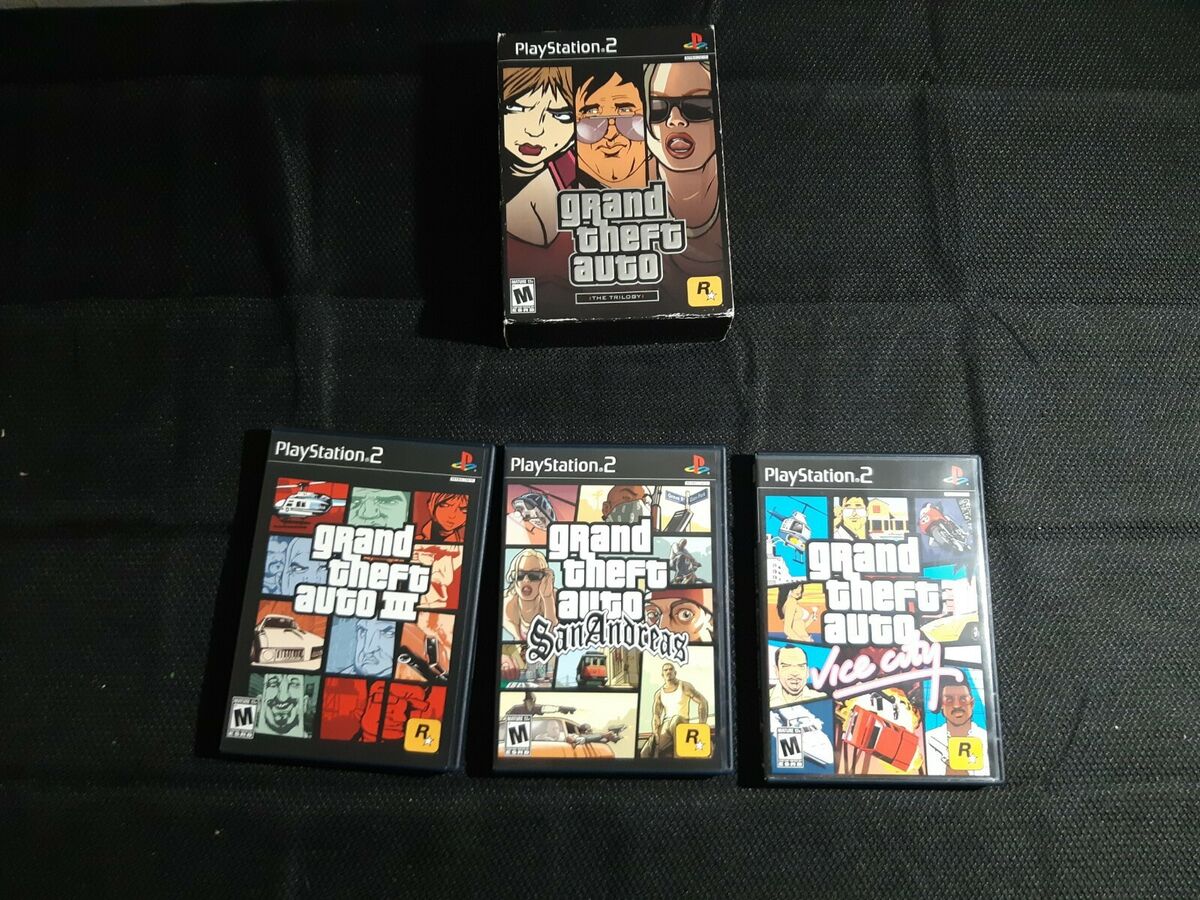 PlayStation 2 PS2 Grand Theft Auto Trilogy NEW Box GTA 3 III San Andreas  SEALED 710425371110